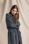 Dark Salda Robe - Black