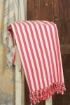Futa Peshtemal - Hand Woven - Red Futa Peshtemal - Hand Woven - Red
