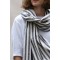 Futa Peshtemal - Hand Woven - Black-White