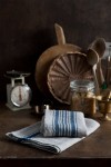 Karayel Kitchen Towel - Beige-Indigo