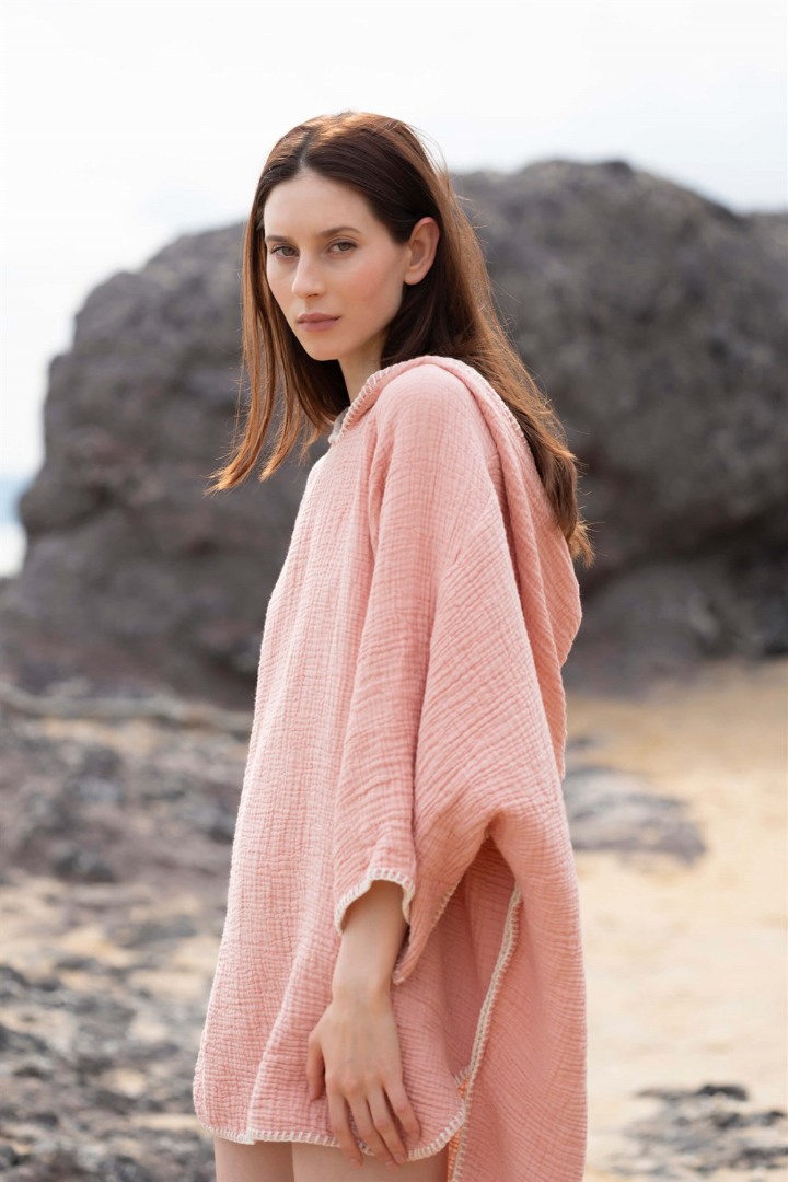 Koza Adult Poncho - Pink