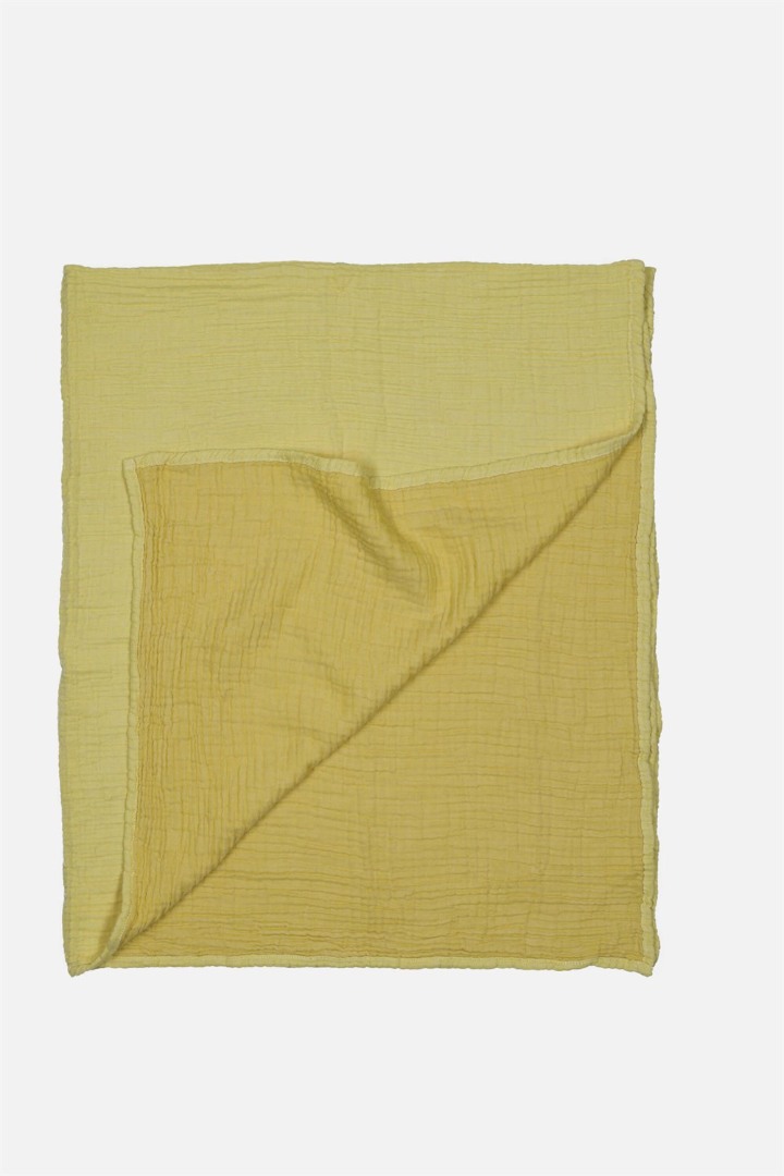 Koza Baby Blanket - Yellow-DarkYellow