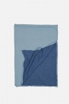 Koza Baby Blanket - Blue-DarkBlue