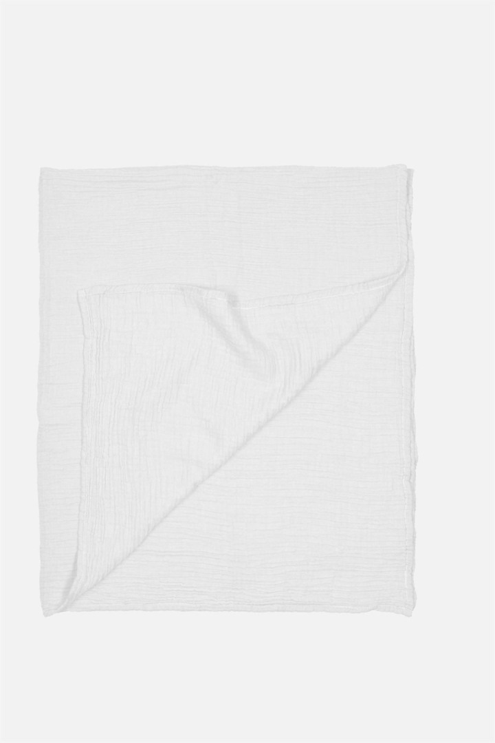 Koza Baby Blanket - White