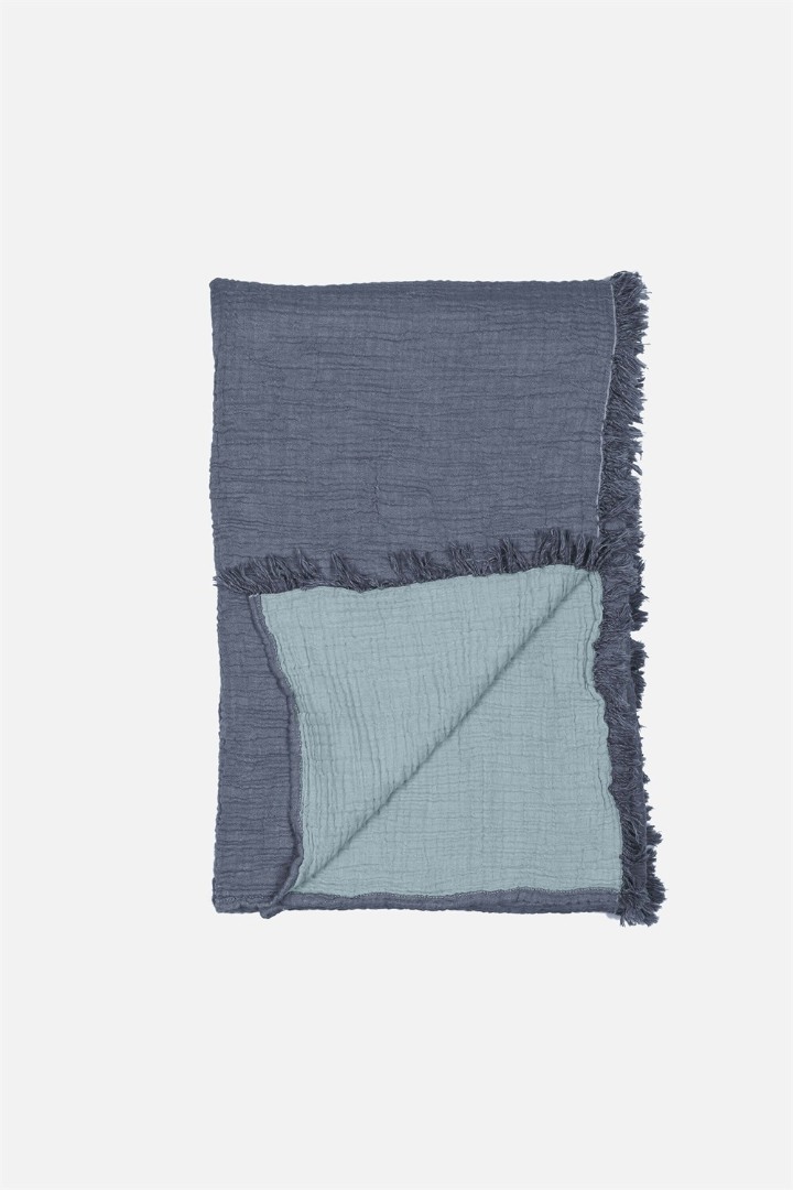 Koza Bed Cover - Denim