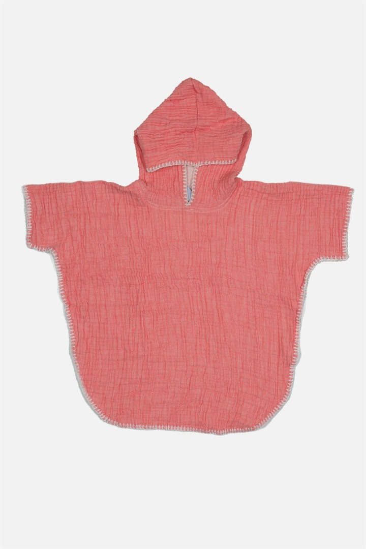 Koza Poncho - Coral Koza Poncho - Coral