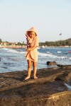 Koza Poncho - Coral Koza Poncho - Coral