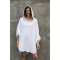 Koza Adult Poncho - White