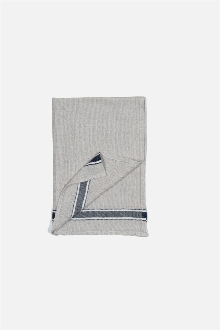 Poyraz Kitchen Towel - Beige-Black