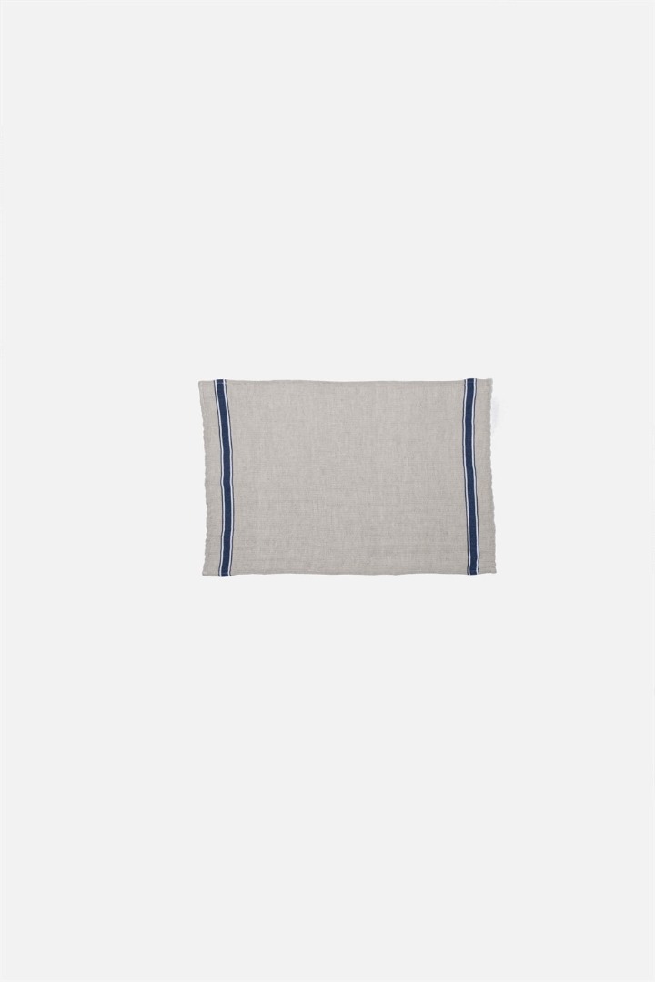 Poyraz Kitchen Towel - Beige-Indigo