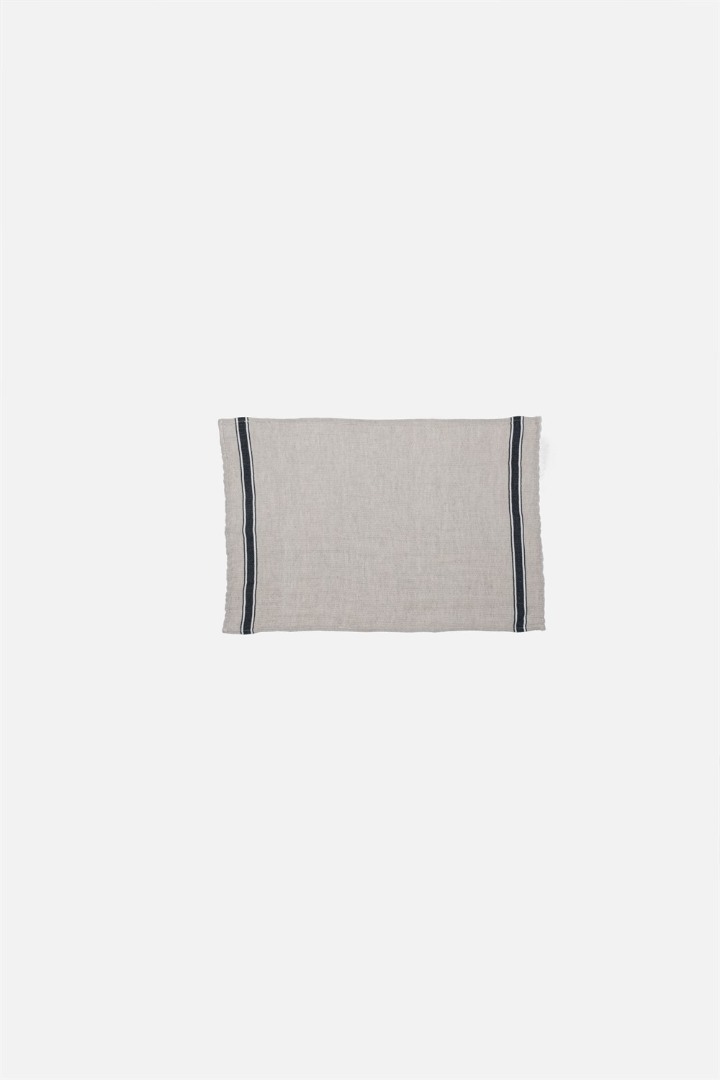 Poyraz Kitchen Towel - Beige-Black