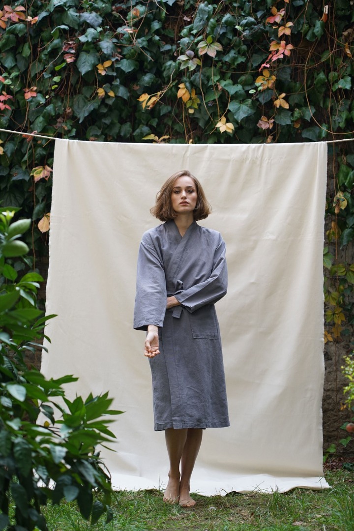 Sade Robe - Gray Sade Robe - Gray