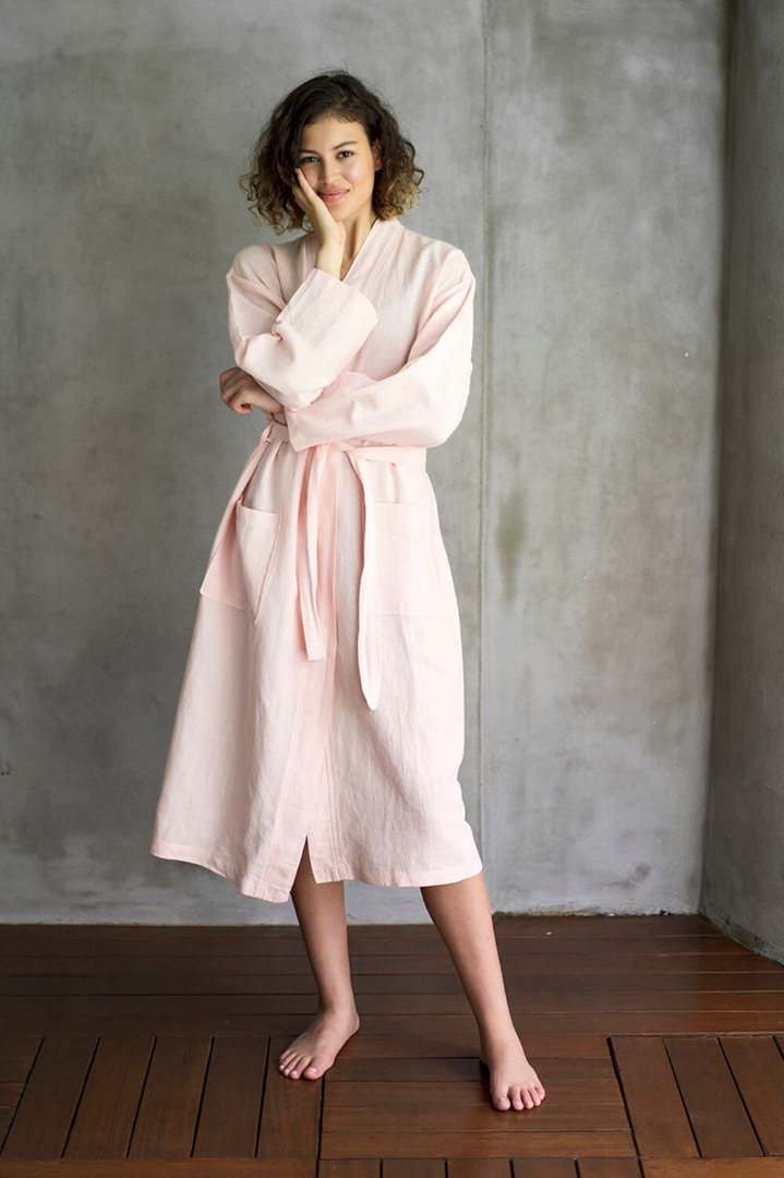 Sade Robe - Pink