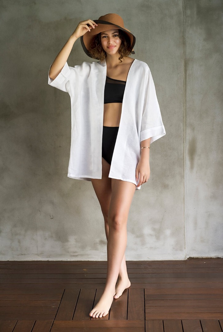 Toprak Kimono - White