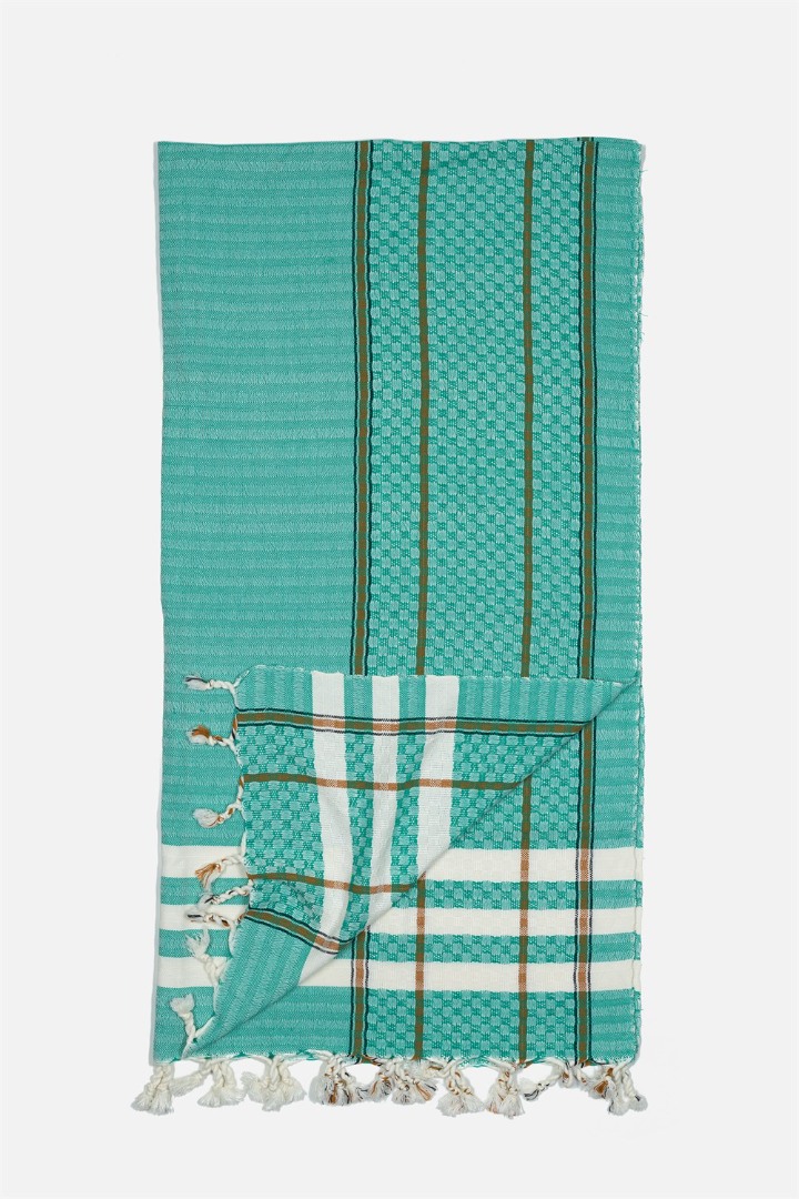 Unique Peshtemal - Hand Woven - AquaVerde