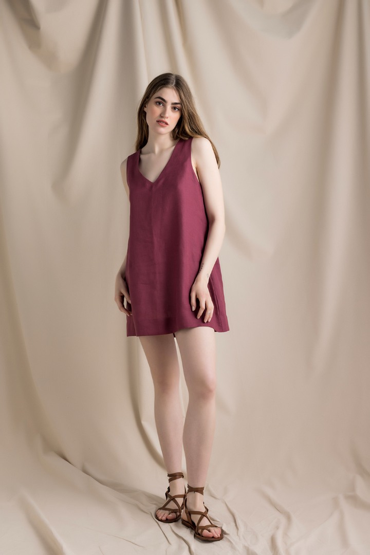 Kiraz Dress - Cherry