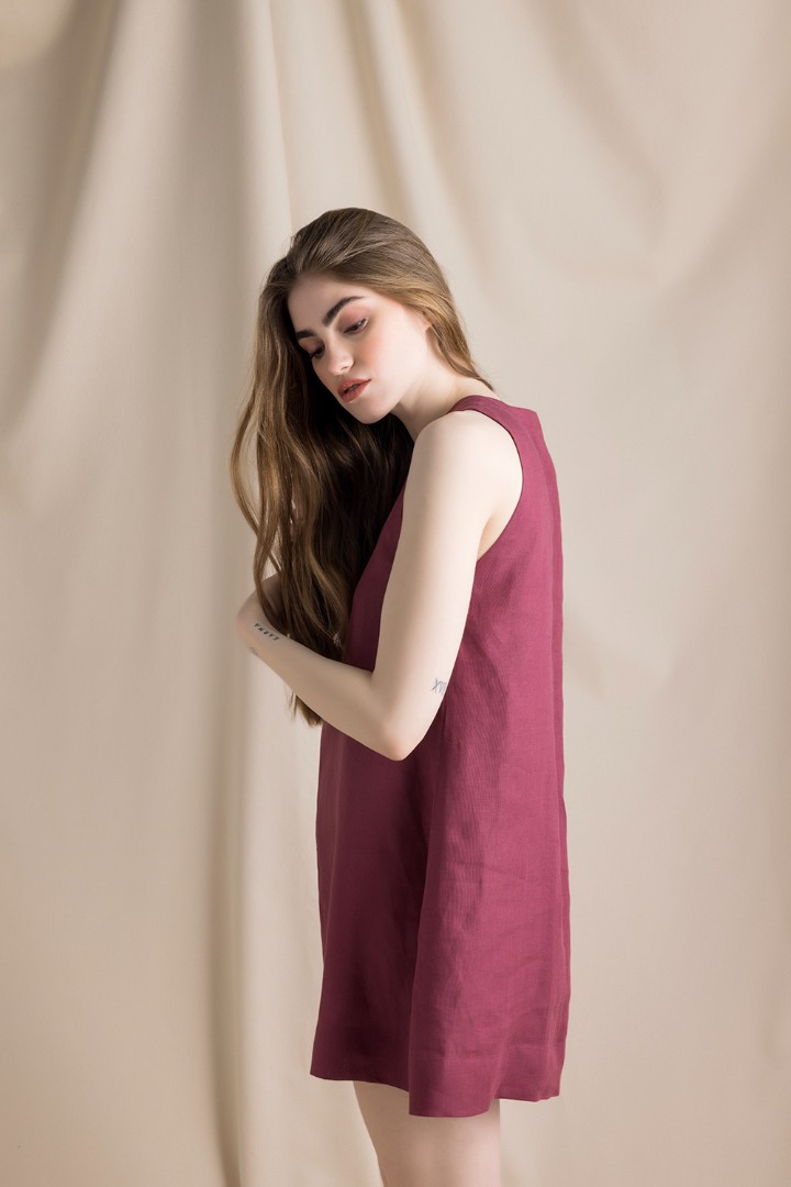 Kiraz Dress - Cherry